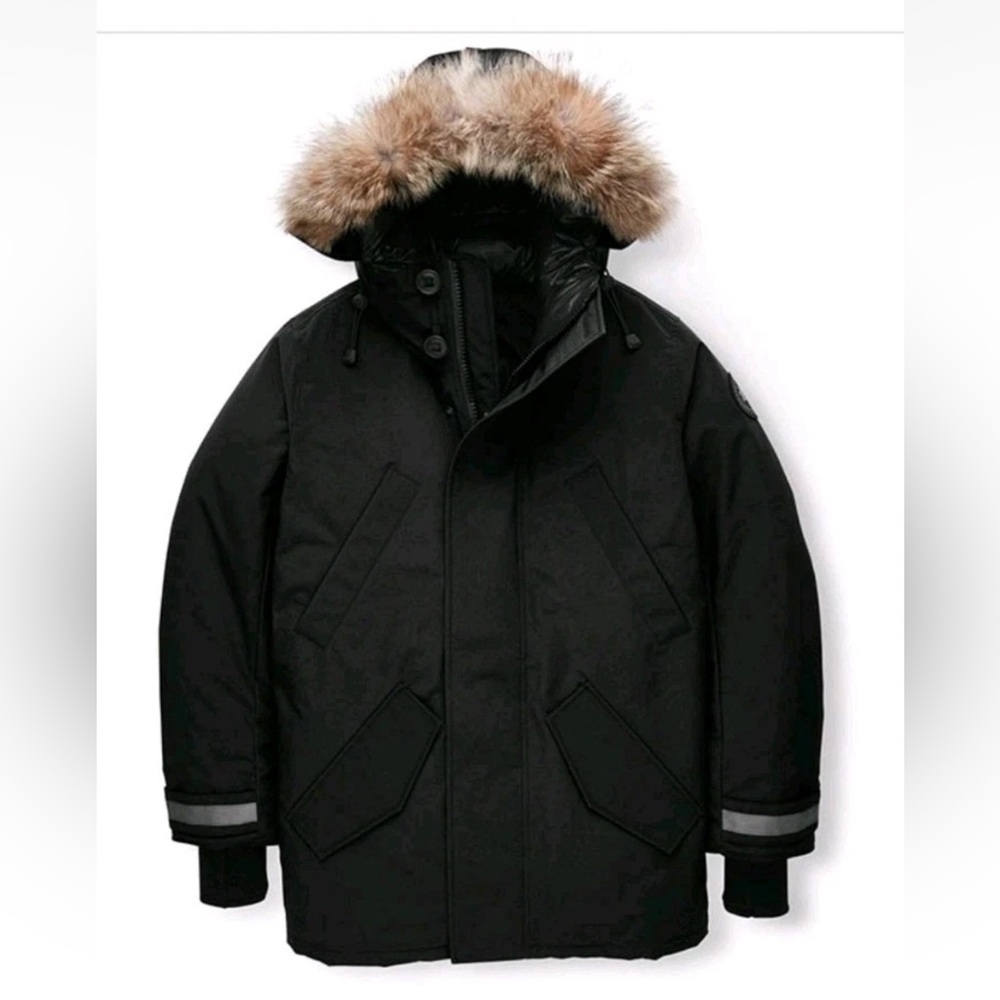 NWT Canada Goose Men’s Parka Black Noir Label Edgewood Parka XL